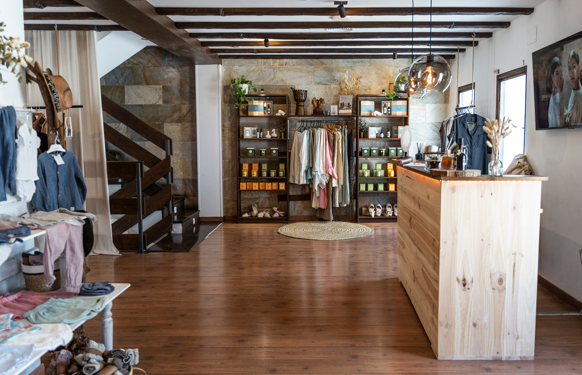 Interior de la boutique